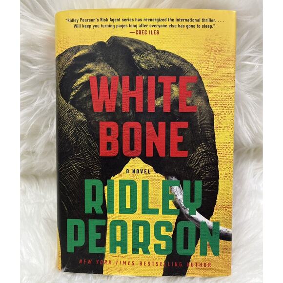 A Risk Agent Novel Ser.: White Bone by Ridley Pearson 2016 HC Book 1st Edition - Picture 1 of 4